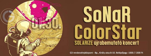 SoNaR, ColorStar: Solarize újrabemutató koncert
