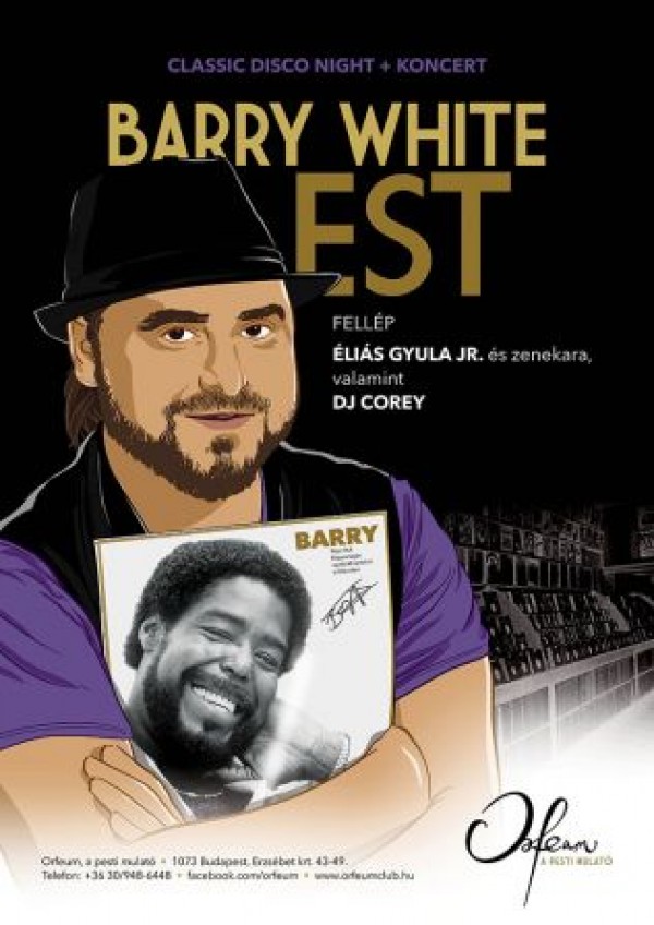 Barry White Est + Classic Disco Night