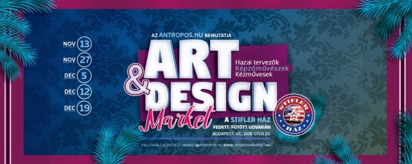Art&Design Market - dec.19-én a StiflerHázban