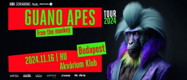 Nov.16. Guano Apes Budapesten